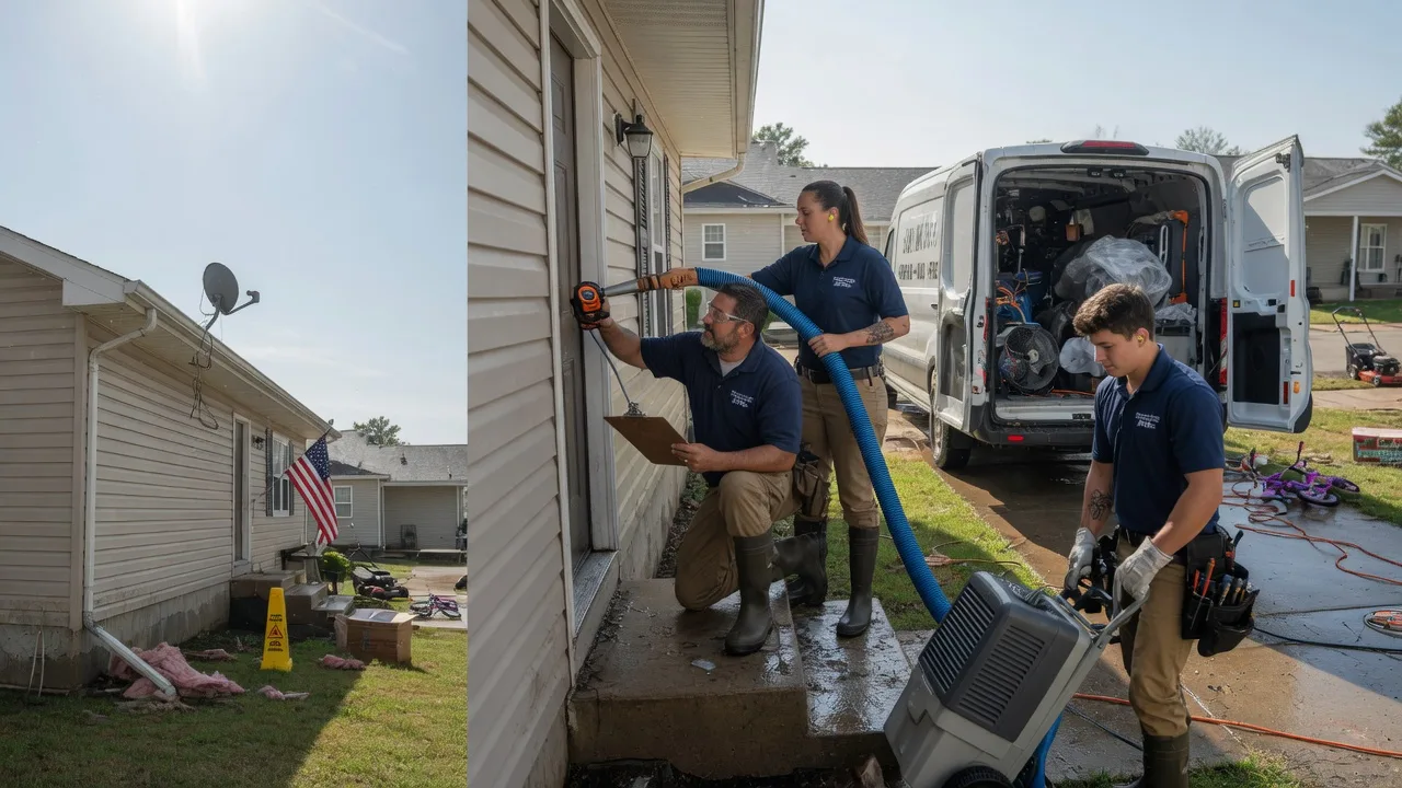Ceiling Water Damage Restoration in Bruington, VA near me